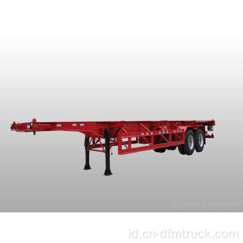 2 Axle Container Transport Skeleton Semi Trailer